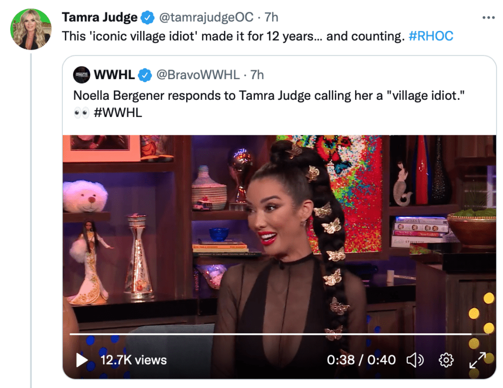 Tamra Tweeted