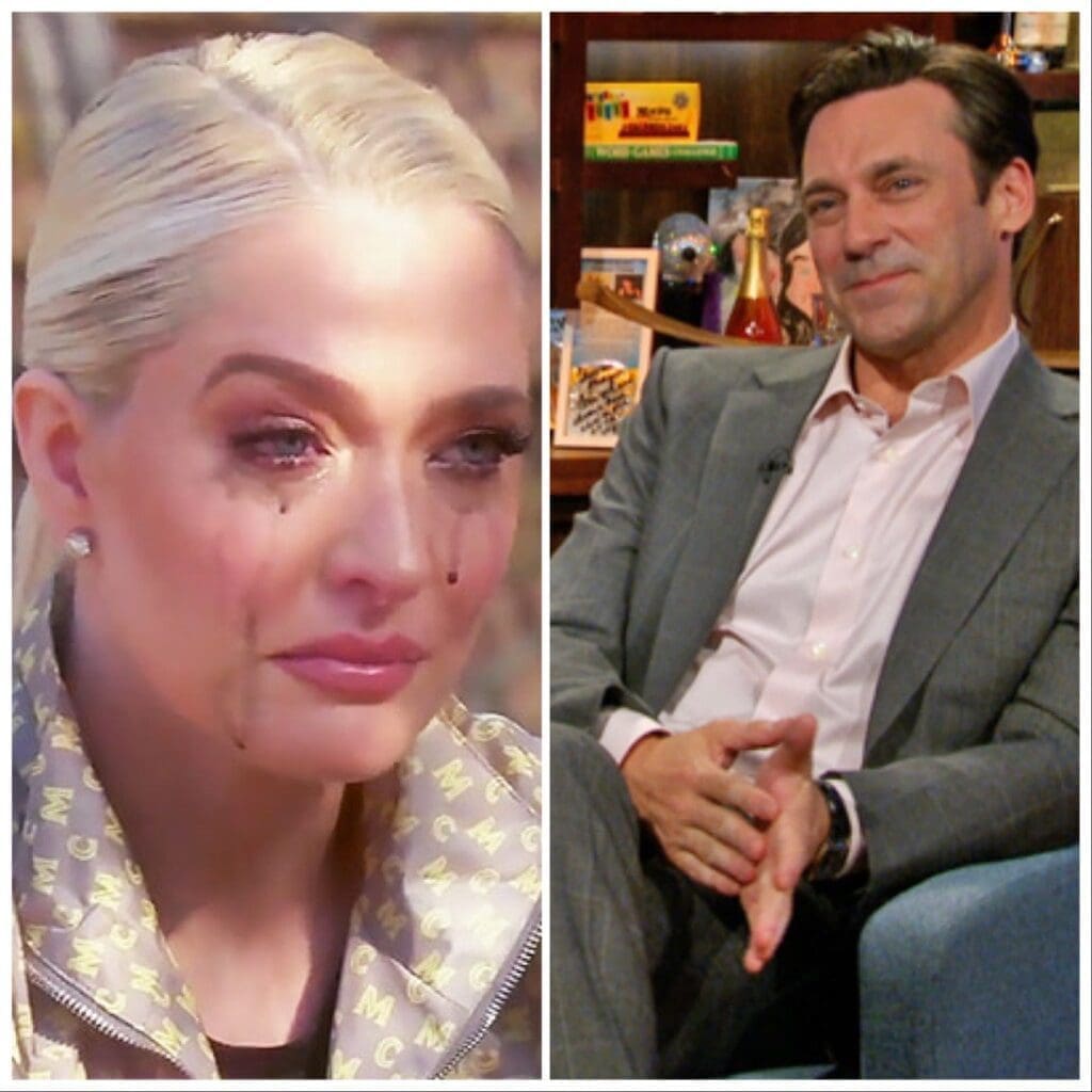 Erika Jayne slams John Hamm over comments about her infamous diamond earrings