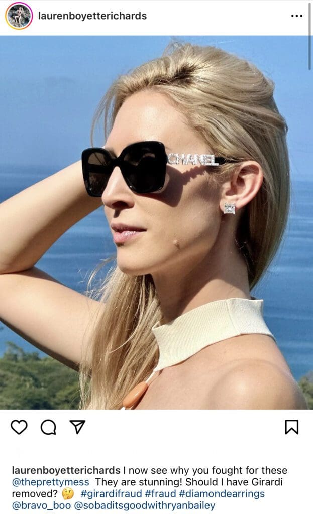 Erika Jayne’S Diamond Earrings
