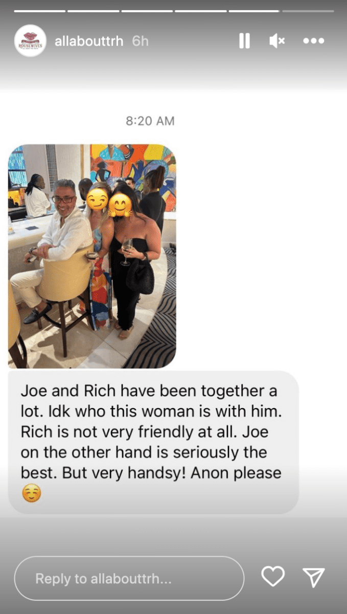 Tea on Joe Giudice and Rich Wakile meeting in the Bahamas