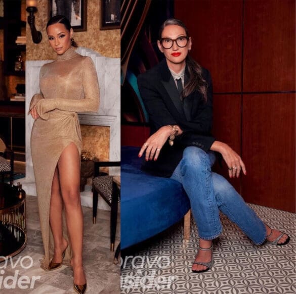 PHOTOS: RHONY S14 Reunion Look + Trailer RHONY stars Sai de Silva and Jenna Lyons stunned at the season 14 reunion.